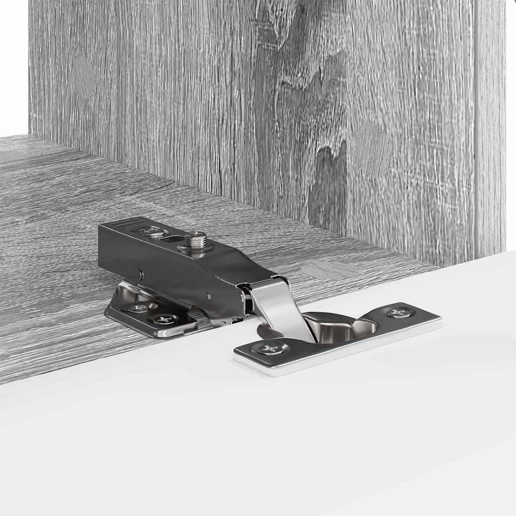 TV vægskab 2 pcs Grå Sonoma 60 x 31 x 29,5 cm Konstrueret træ