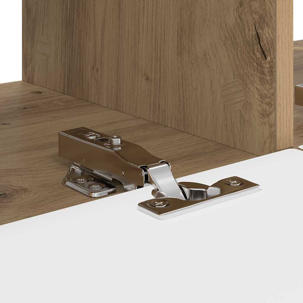 TV vægskab 2 pcs Artisan eg 78,5 x 31 x 29,5 cm Konstrueret træ