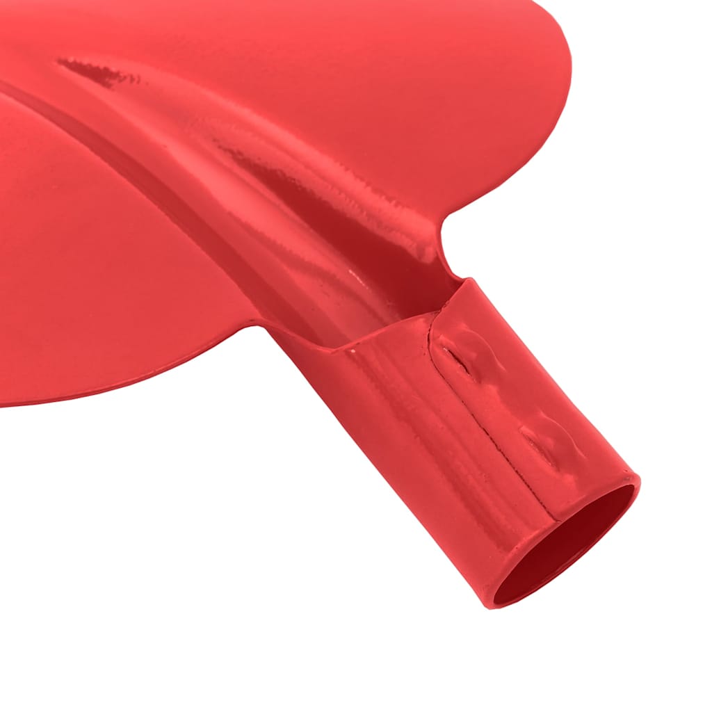 Skovlhoved 4 pcs Rød 32 x 24,5 cm Pulverlakeret stål