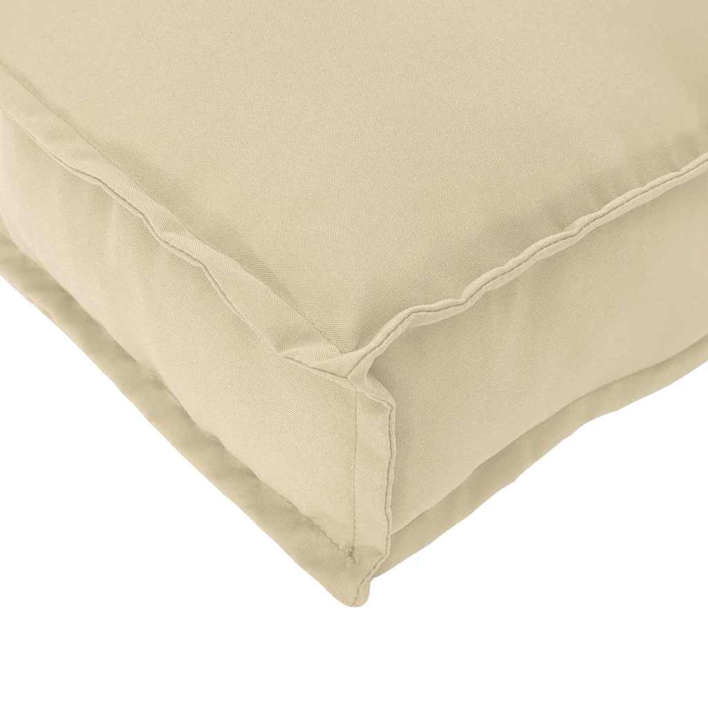 Pudesæt Oxford stof Beige 120 x 80 x 52 cm