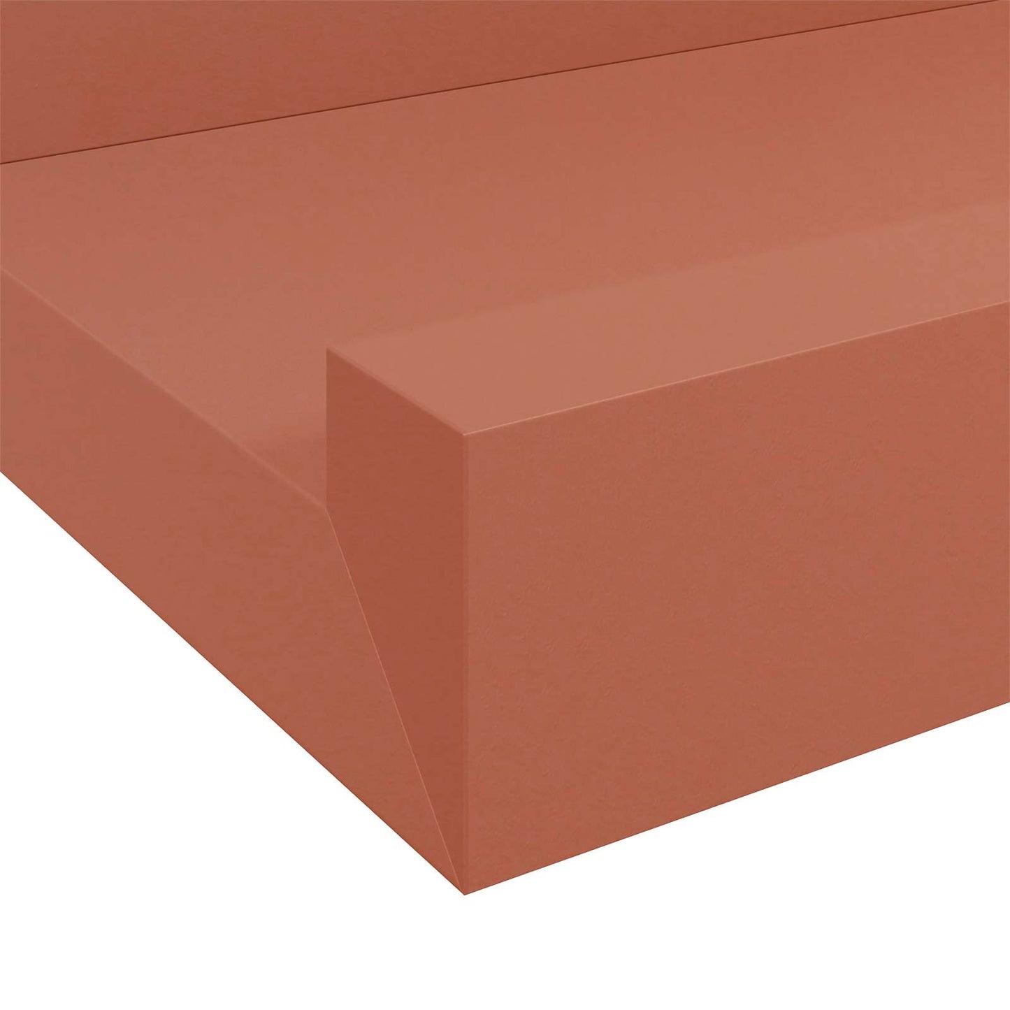 Væghylde Vægmonteret 2 stk. Rød 40 x 9 x 3 cm Konstrueret træ