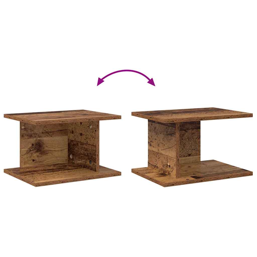 Sengebord 2 pcs Gammelt træ 40 x 30 x 25 cm Konstrueret træ