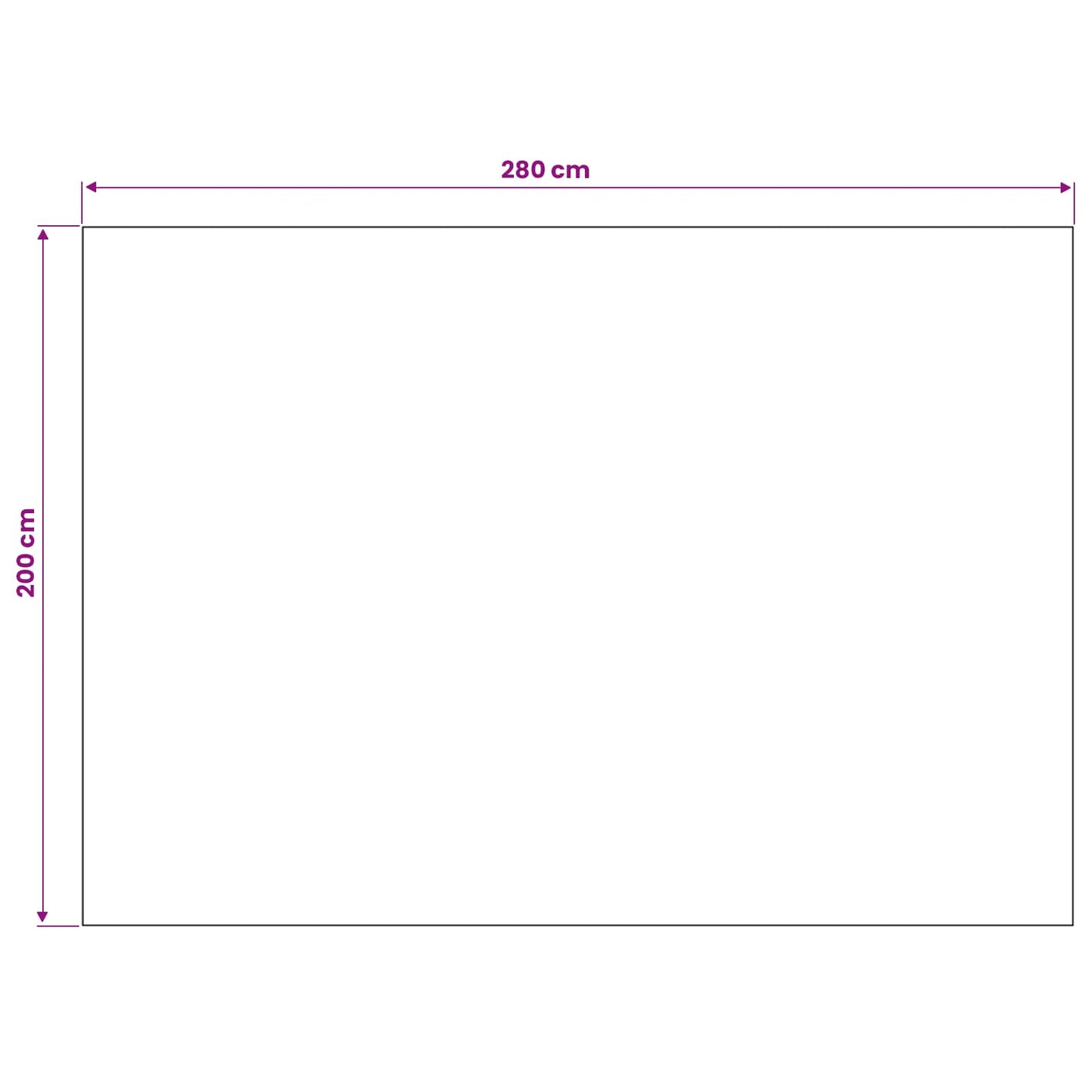 Områdetæpper Rektangulær SIROLO Beige 280 x 200 cm Polyester
