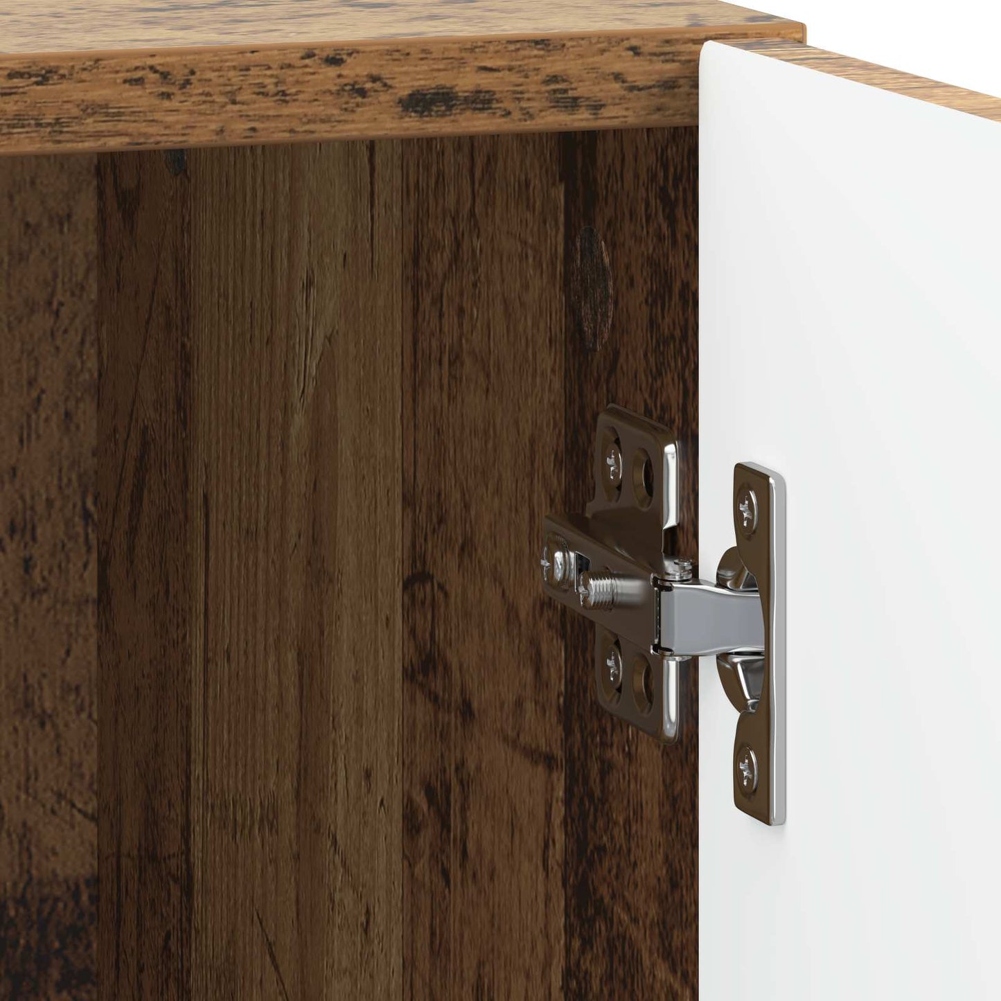 Sengebord 2 stk. Gammelt træ 43 x 34,5 x 47 cm Konstrueret træ
