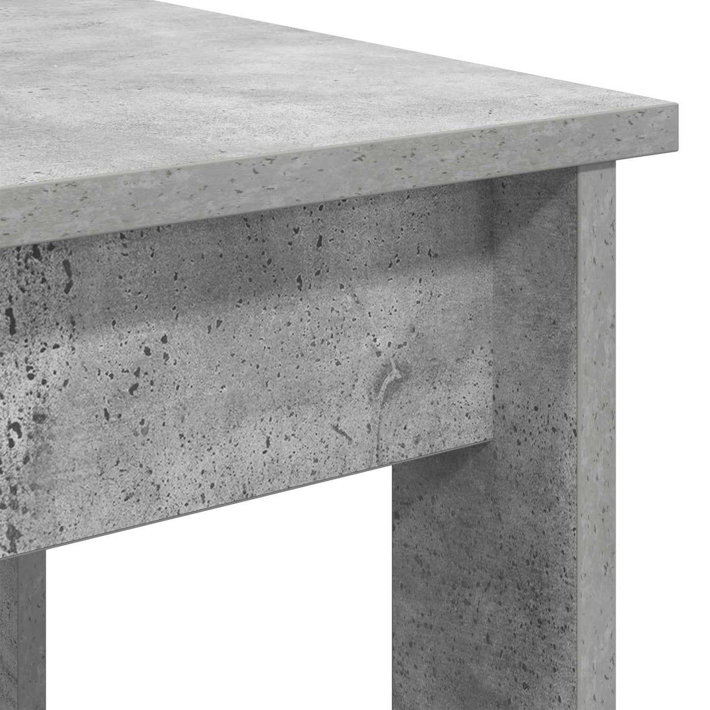 Kaffebord Sæt 2 pcs Beton Grå Konstrueret træ