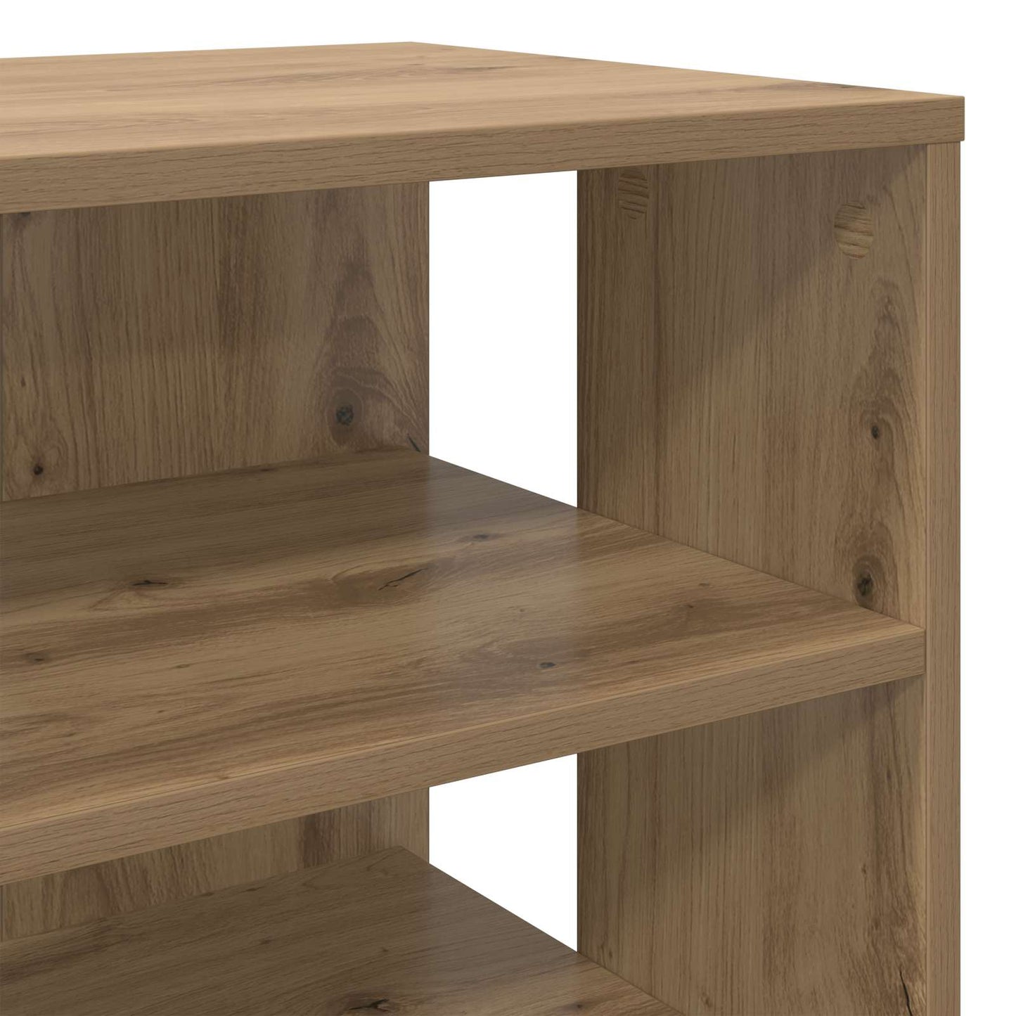 Sko skab 2 stk. 62 x 35 x 100 cm Konstrueret træ Artisan Egetræ