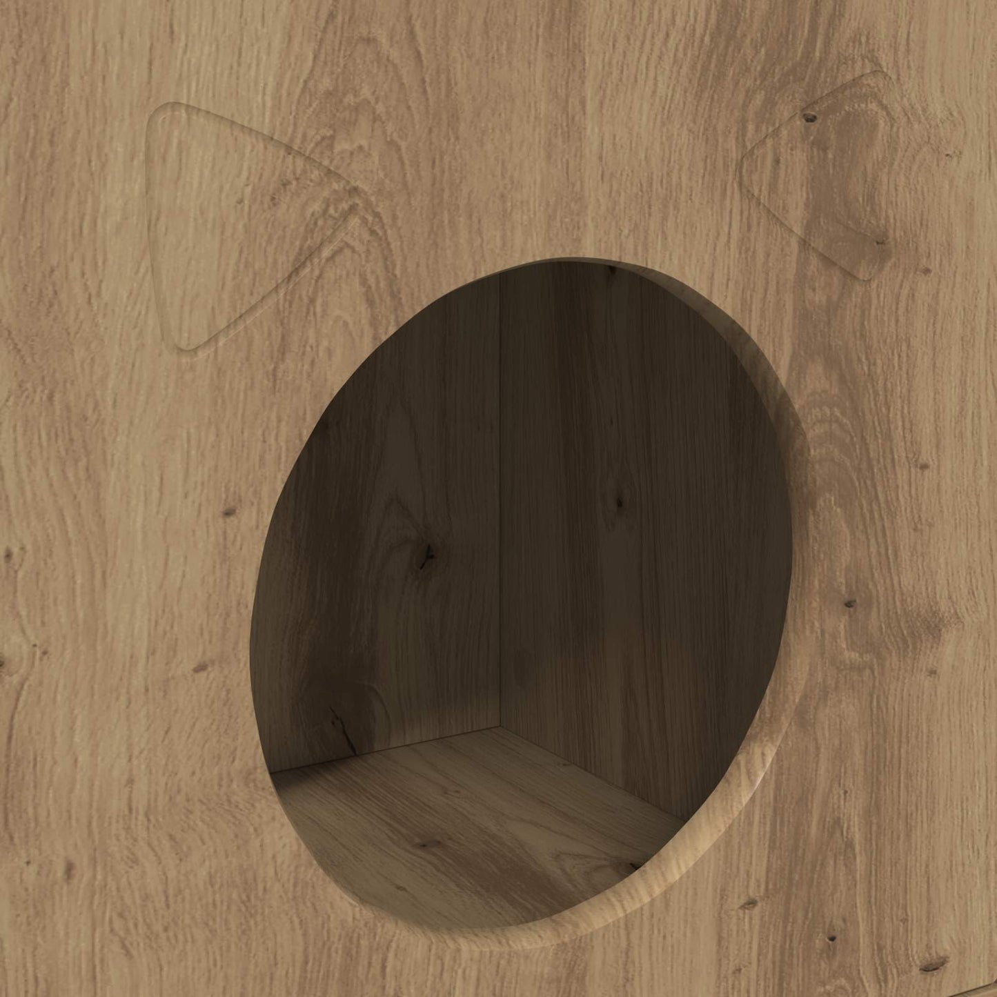 Kat Hus Artisan eg 72 x 42.5 x 70 cm Konstrueret træ