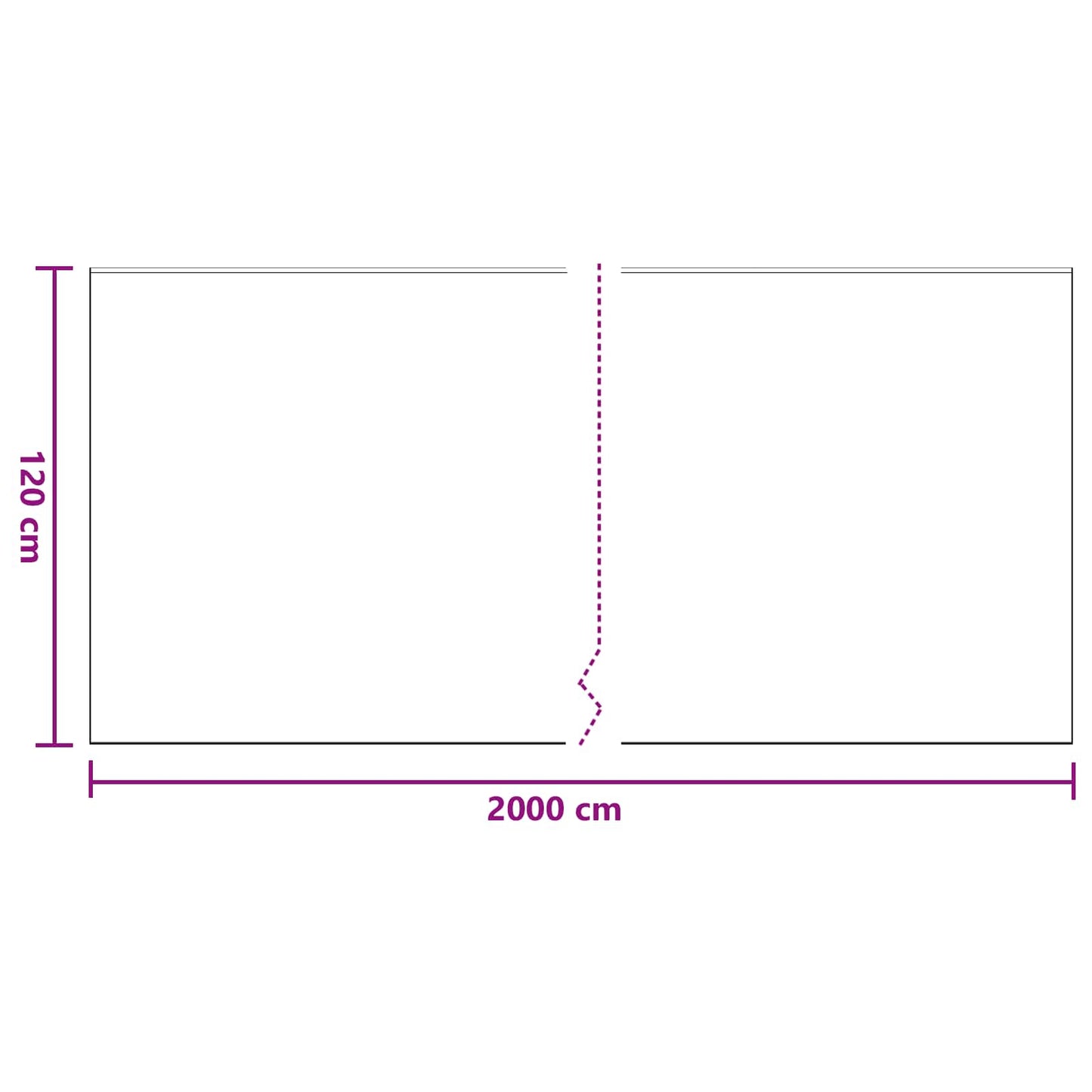 Støvbetræk med klæbende tape 6 pcs Transparent 210 x 2000 cm