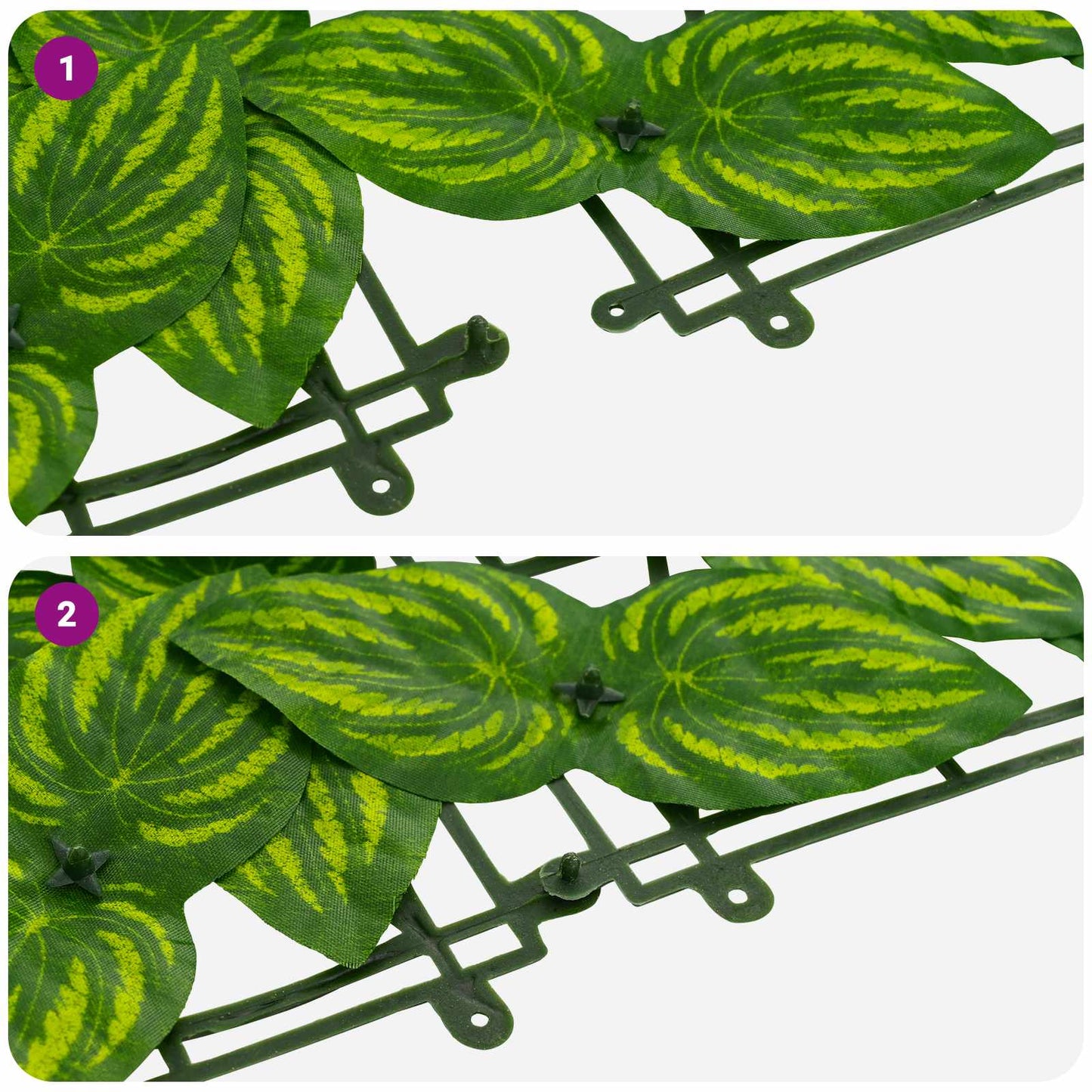 Altanscreen med blade Grøn og Gul 600 x 150 cm