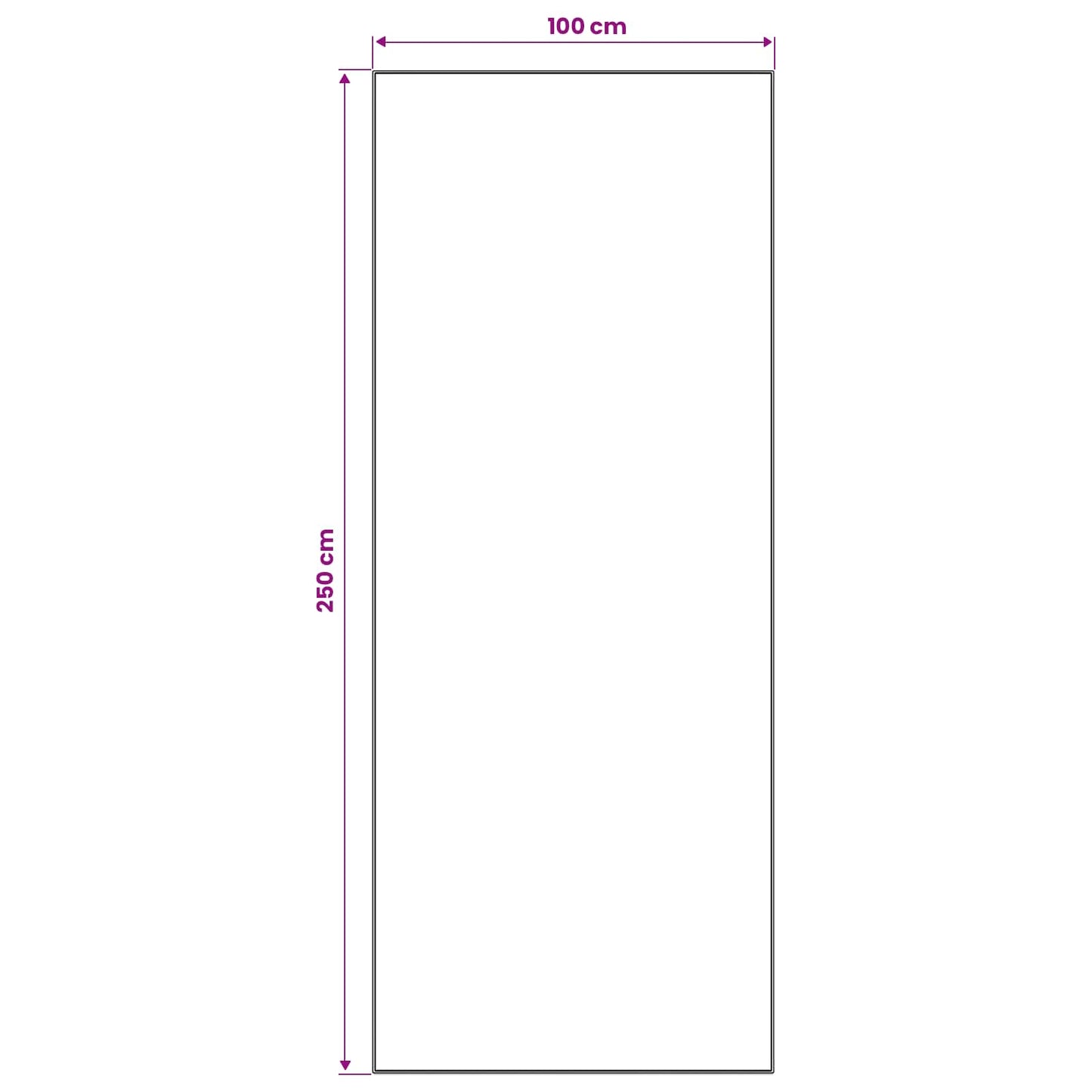 Tæppe Runner ORIZ 1150 gsm Sort mesh mønster