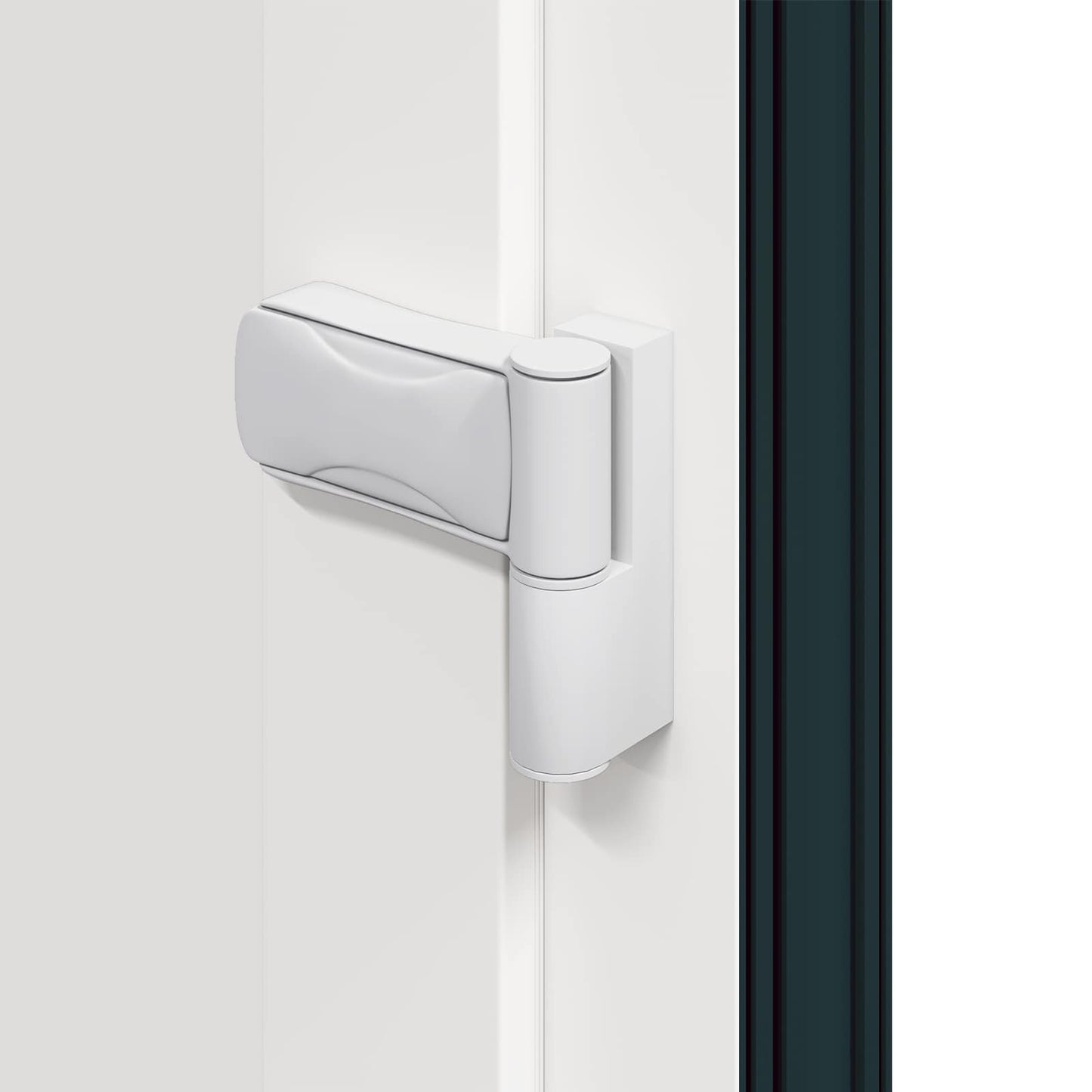 Hoveddør Antracit 88 x 200 cm PVC