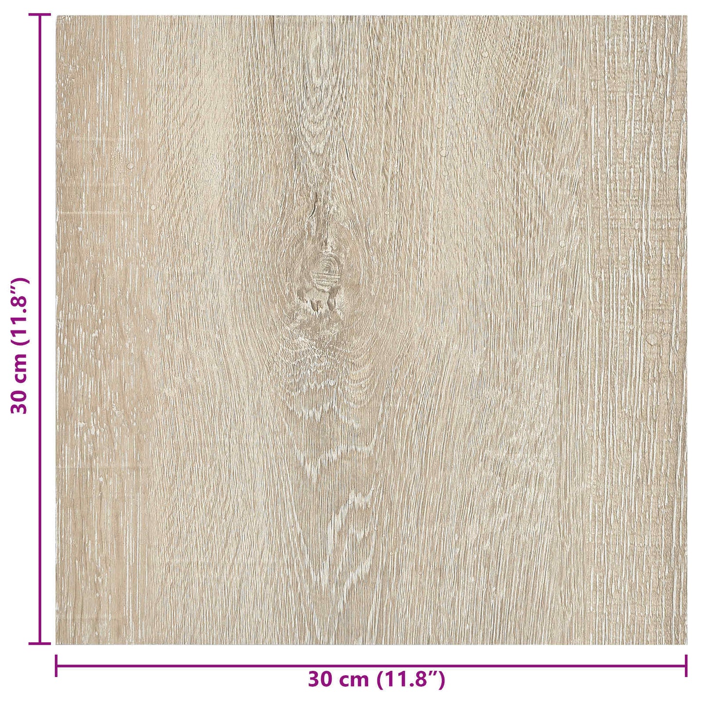 Selvklæbende Gulvplanker Brun og Beige 30,5 x 30,5 cm 20 stk.