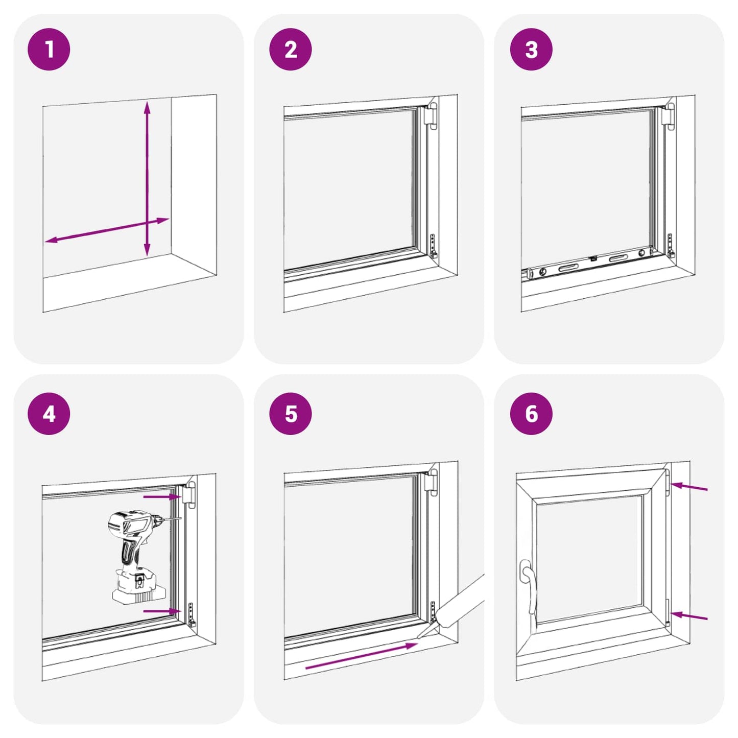 Kip & Drej Kælder Vinduet RISOR 50 x 75 cm