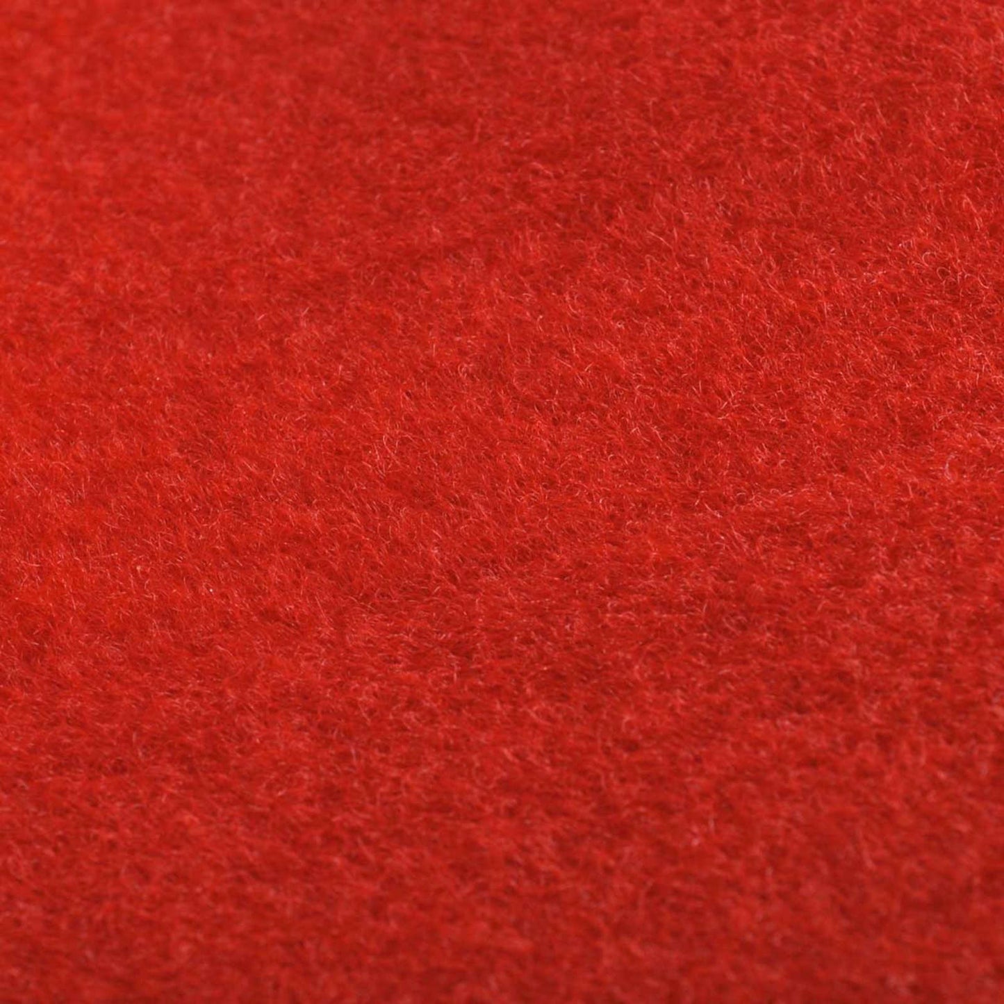 Tæppe Rød 1 x 10 m Polyester