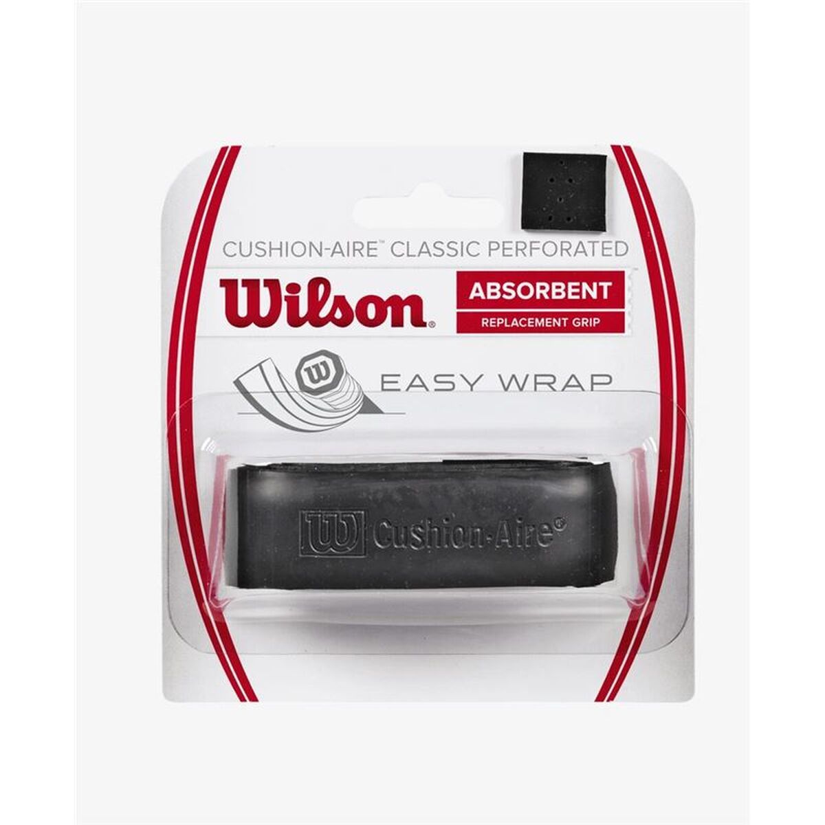 WILSON CUSHION - AIRE CLASSIC perforerede greb, melns