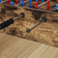 Foosball Bord Endestykker 10 pcs Sort 1,9 x 1,9 x 1,6 cm PP