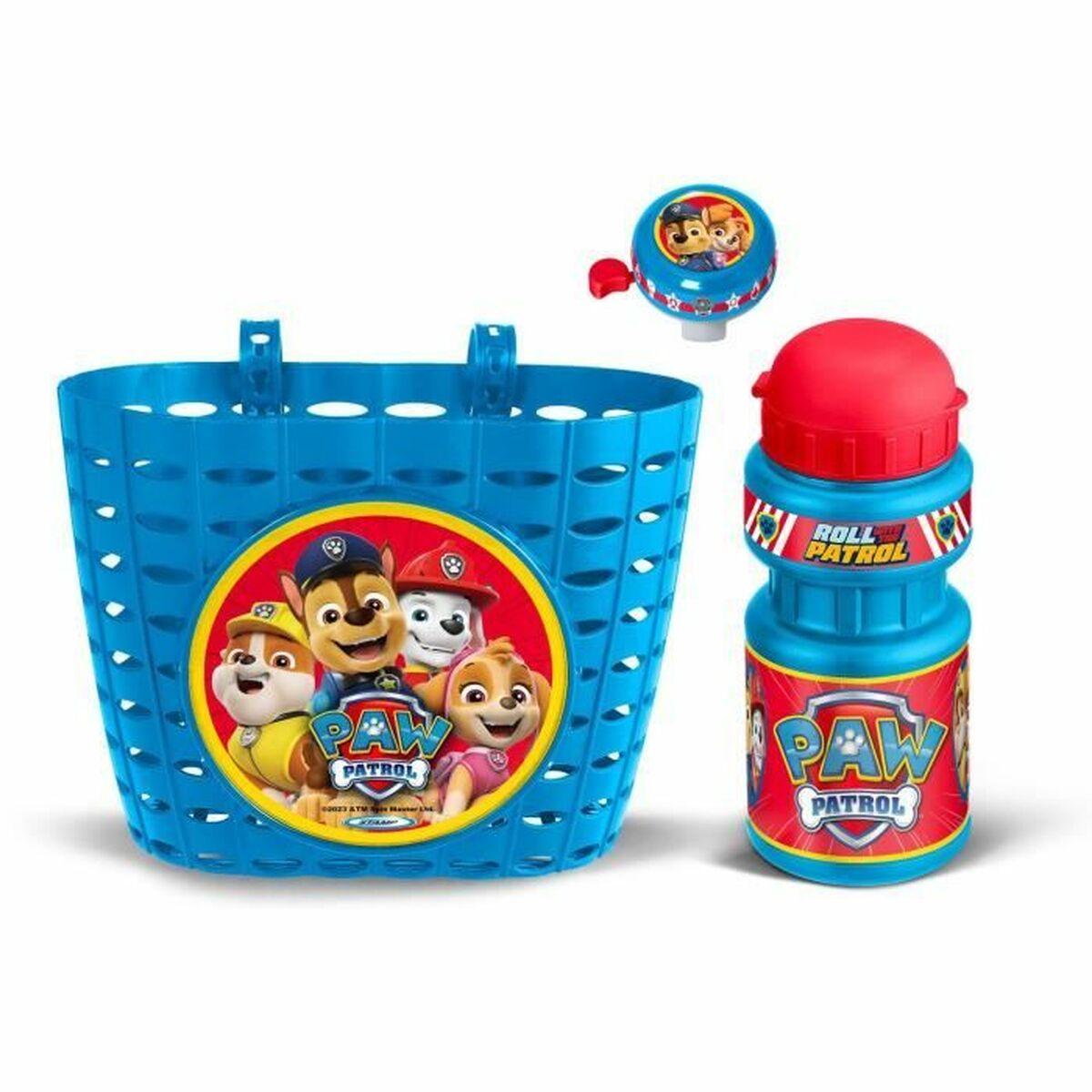 Tilbehør sæt The Paw Patrol Børnecykel Blå Rød 3 Dele billede