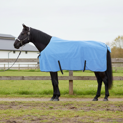 Hestetæppe Fuldt aqua 155 cm Polyester