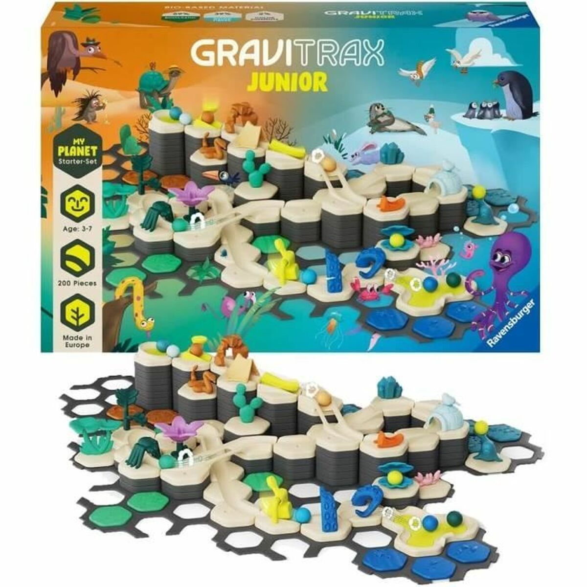 Konstruktionsspil Ravensburger Gravitrax Junior Multifarvet billede