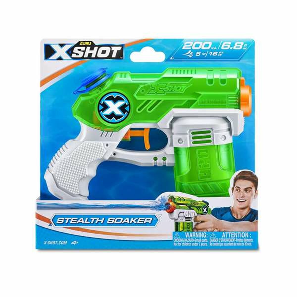 Vandpistol X-Shot Warfare Mini Stealth Soaker 20 x 4 x 19 cm billede