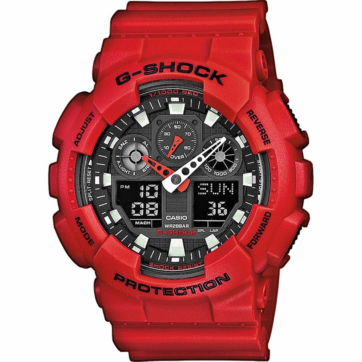 Aktivitetsarmbånd Casio GA-100B-4AER Sort billede