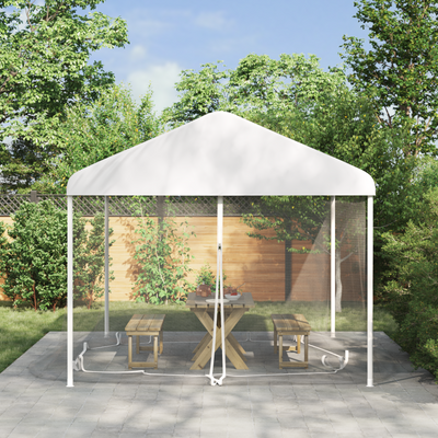 Myggenet til pavillon 220 mesh Hvid 4 x 3 x 2 cm Polyester