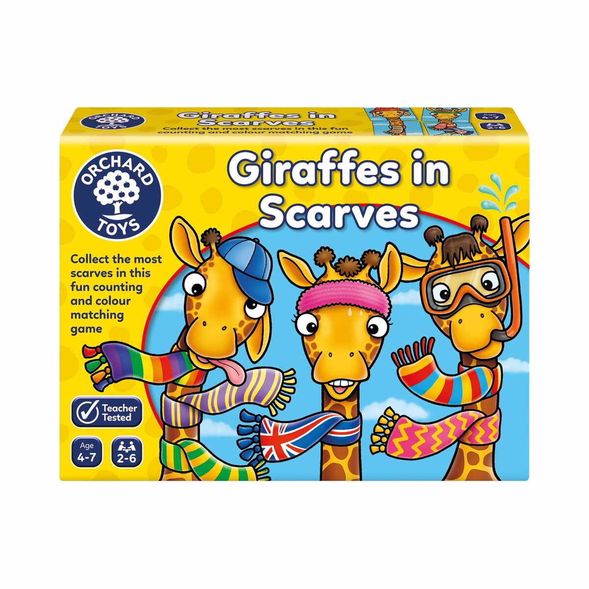 Lærerigt Spil Orchard Giraffes in scarves (FR)
