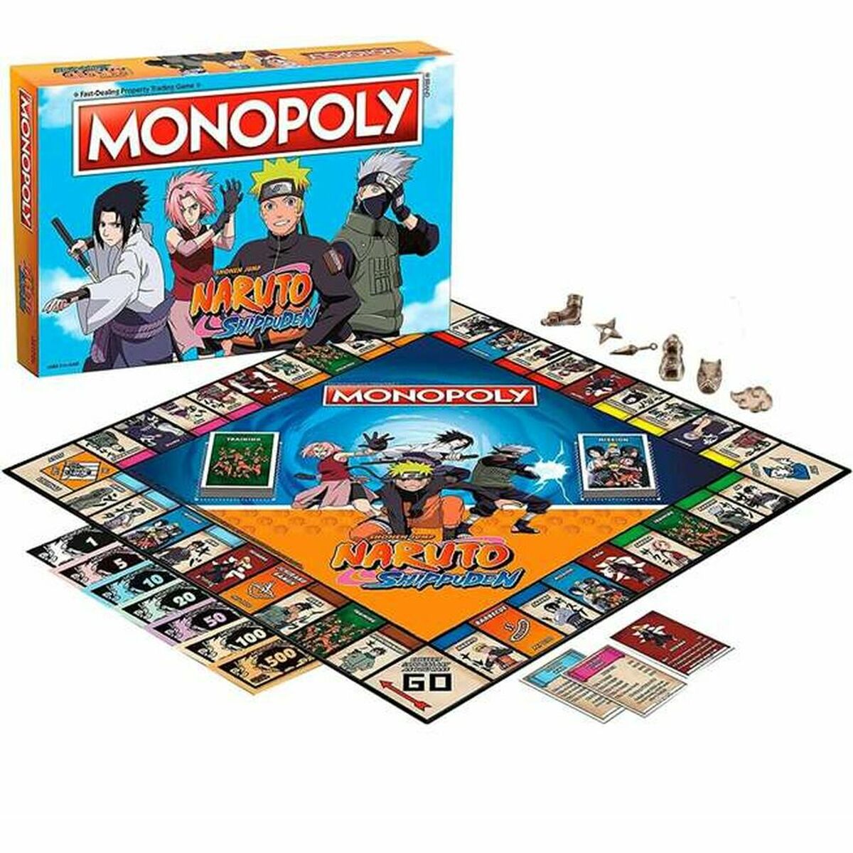 Monopoly Eleven Force Naruto Shippuden billede