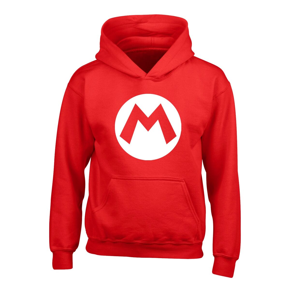 Unisex Hættetrøje Super Mario Badge Rød billede