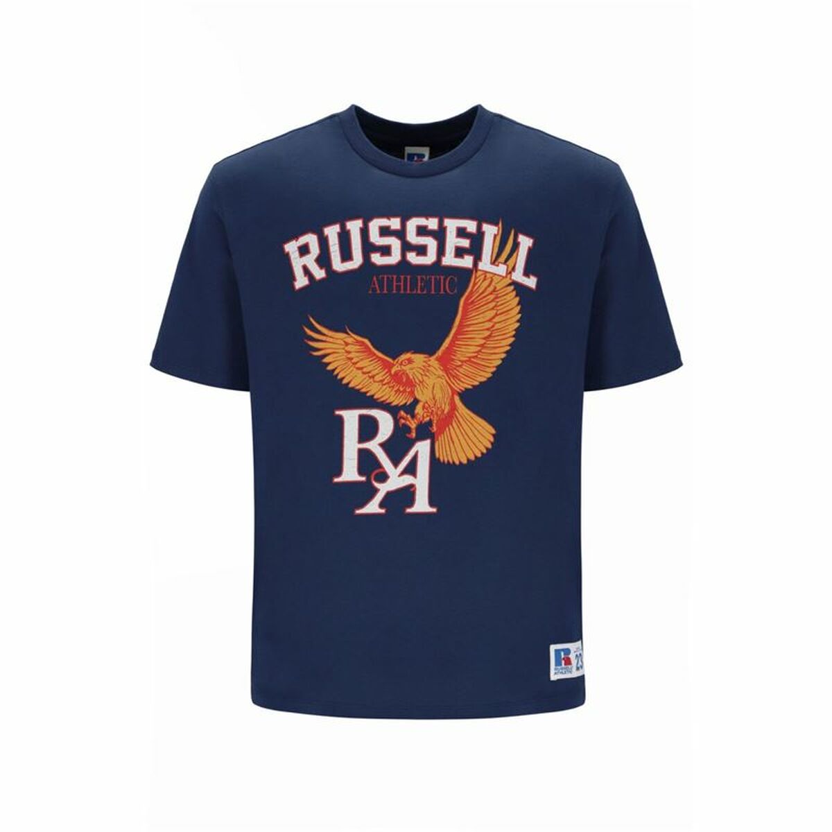 Kortærmet T-shirt til Mænd Russell Athletic EMT E46291 billede