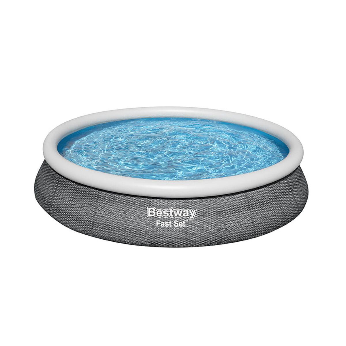Oppustelig Pool Bestway Grå 9677 L 457 x 84 cm billede