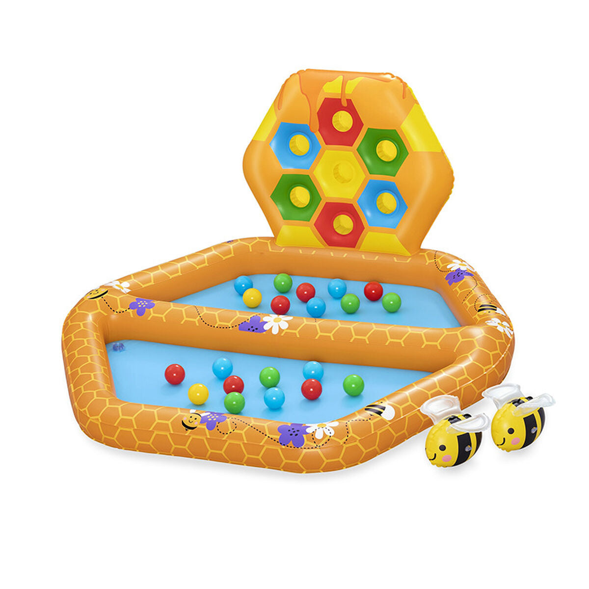 Pool med Bolde Bestway 127 x 119 x 61 cm Bi billede