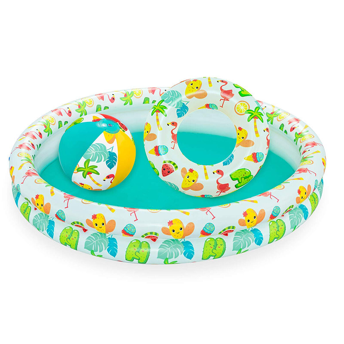 Oppustelig Pool til Børn Bestway 122 x 20 cm billede