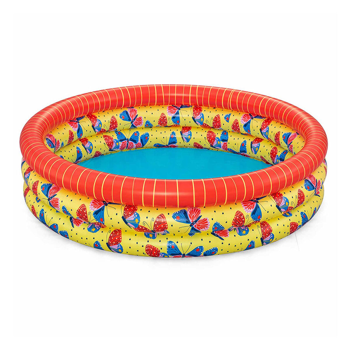 Oppustelig Pool til Børn Bestway Sommerfugle 168 x 38 cm billede