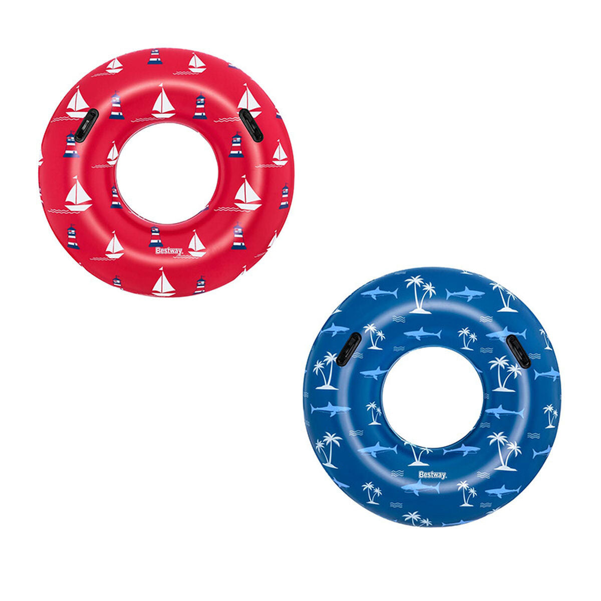 Oppustelig flyder Bestway Ø 119 cm Multifarvet billede