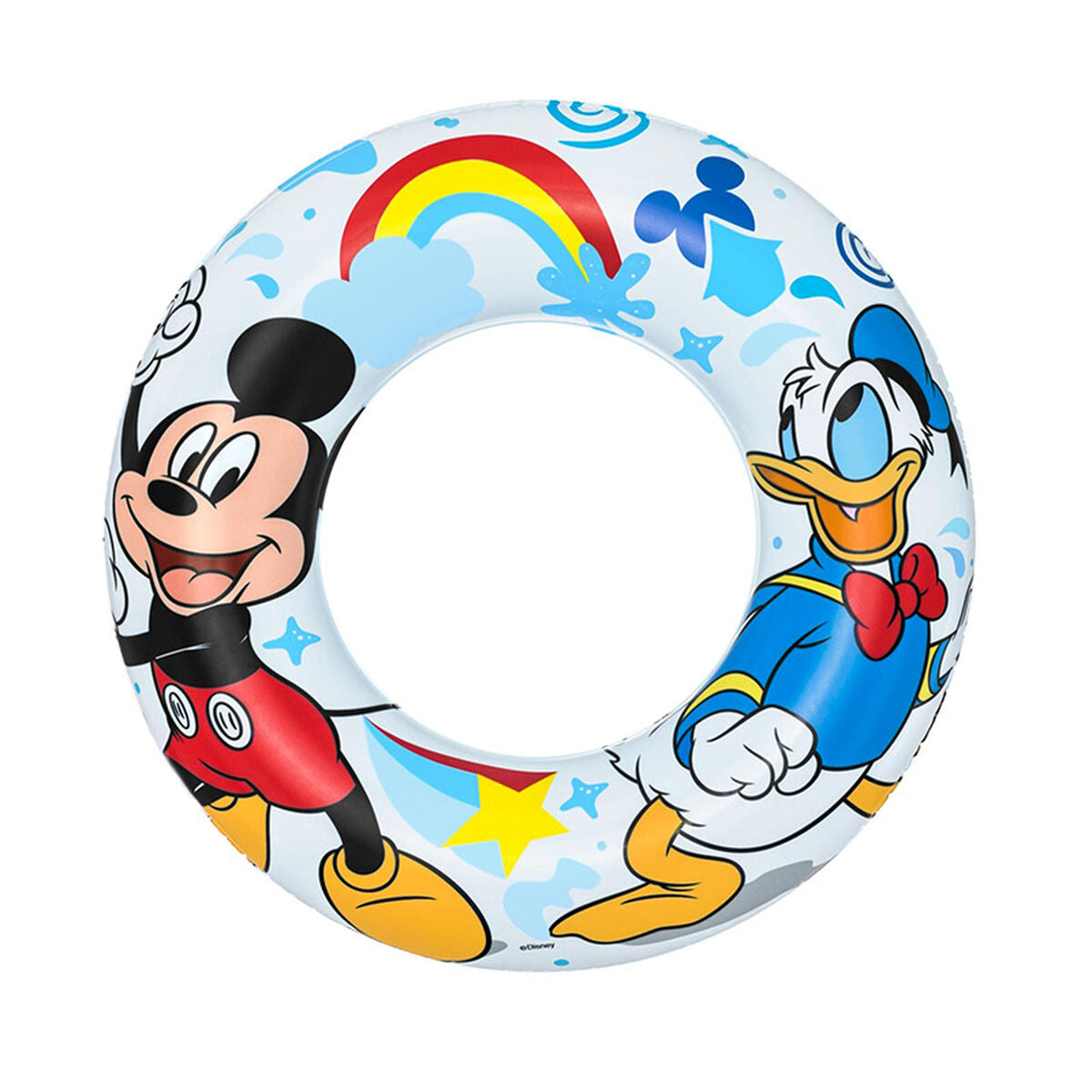 Oppustelig flyder Bestway Multifarvet Mickey Mouse Ø 56 cm billede