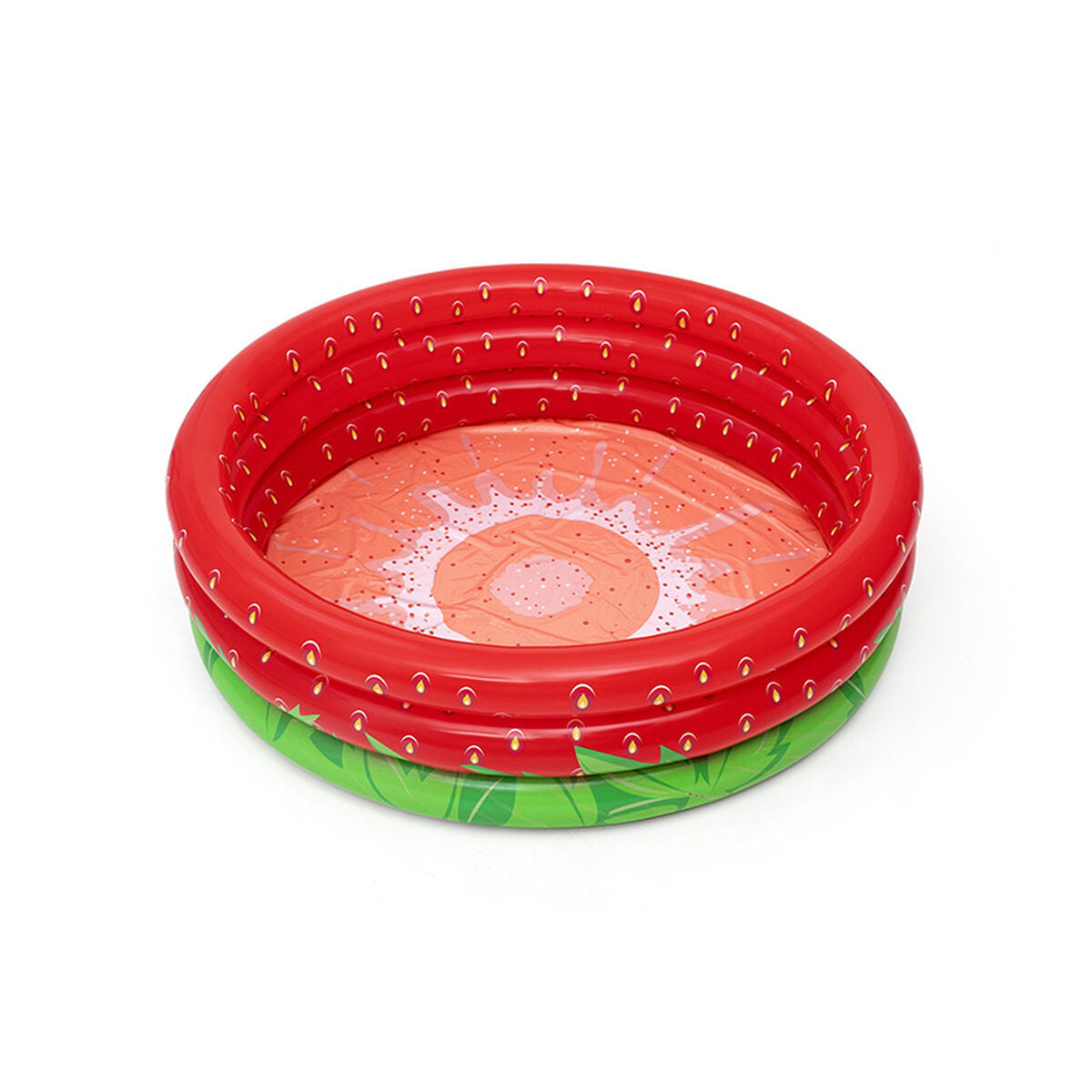 Oppustelig Pool til Børn Bestway Jordbær 168 x 38 cm billede