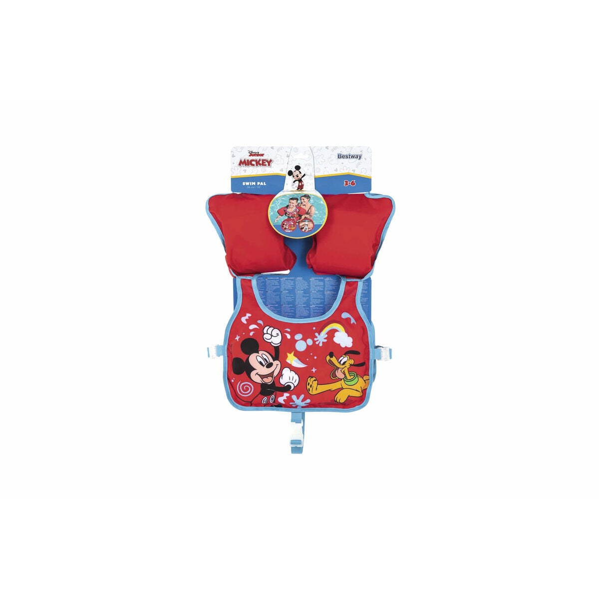 Svømmebriller Bestway Rød M/L 19-30 kg billede