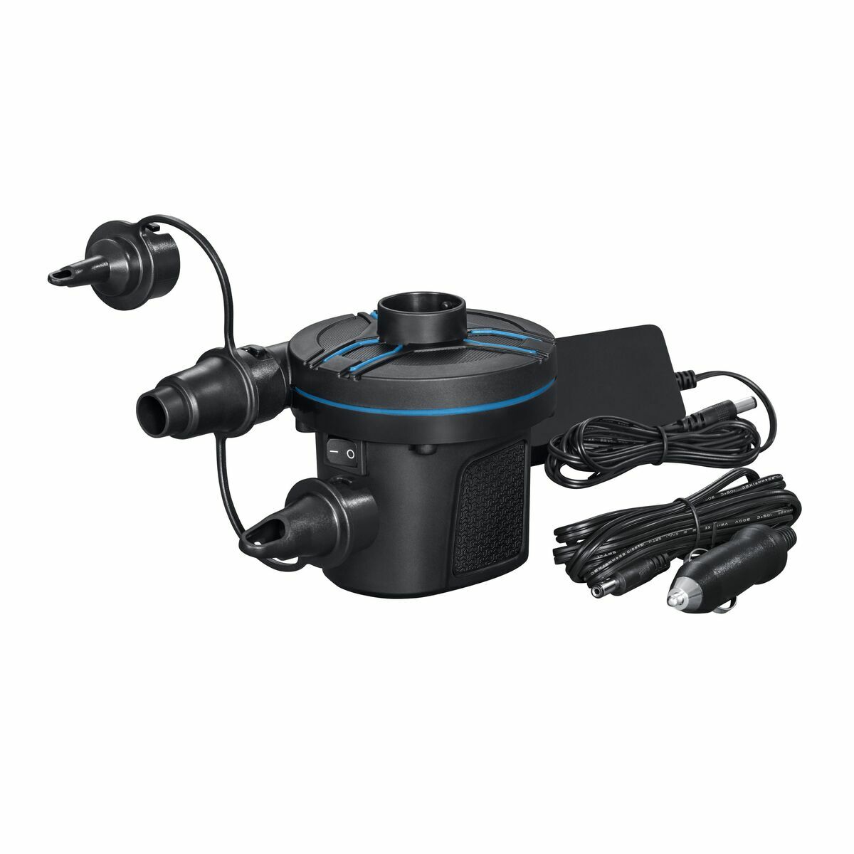 Bestway Elektrisk Pumpe 11,3x10,1x10,7 cm 490 L/min Oppustelig Camping 62255 billede