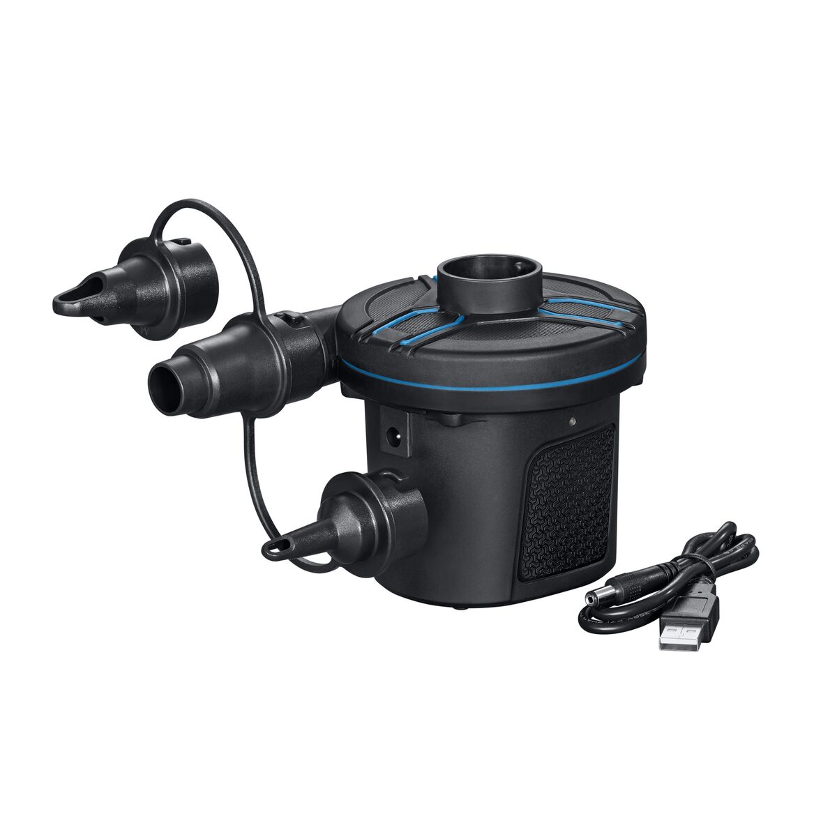 Bestway Elektrisk Pumpe Genopladelig 11,5x10,1x10,4 cm 565 L/min Oppustelig Camping 62260 billede