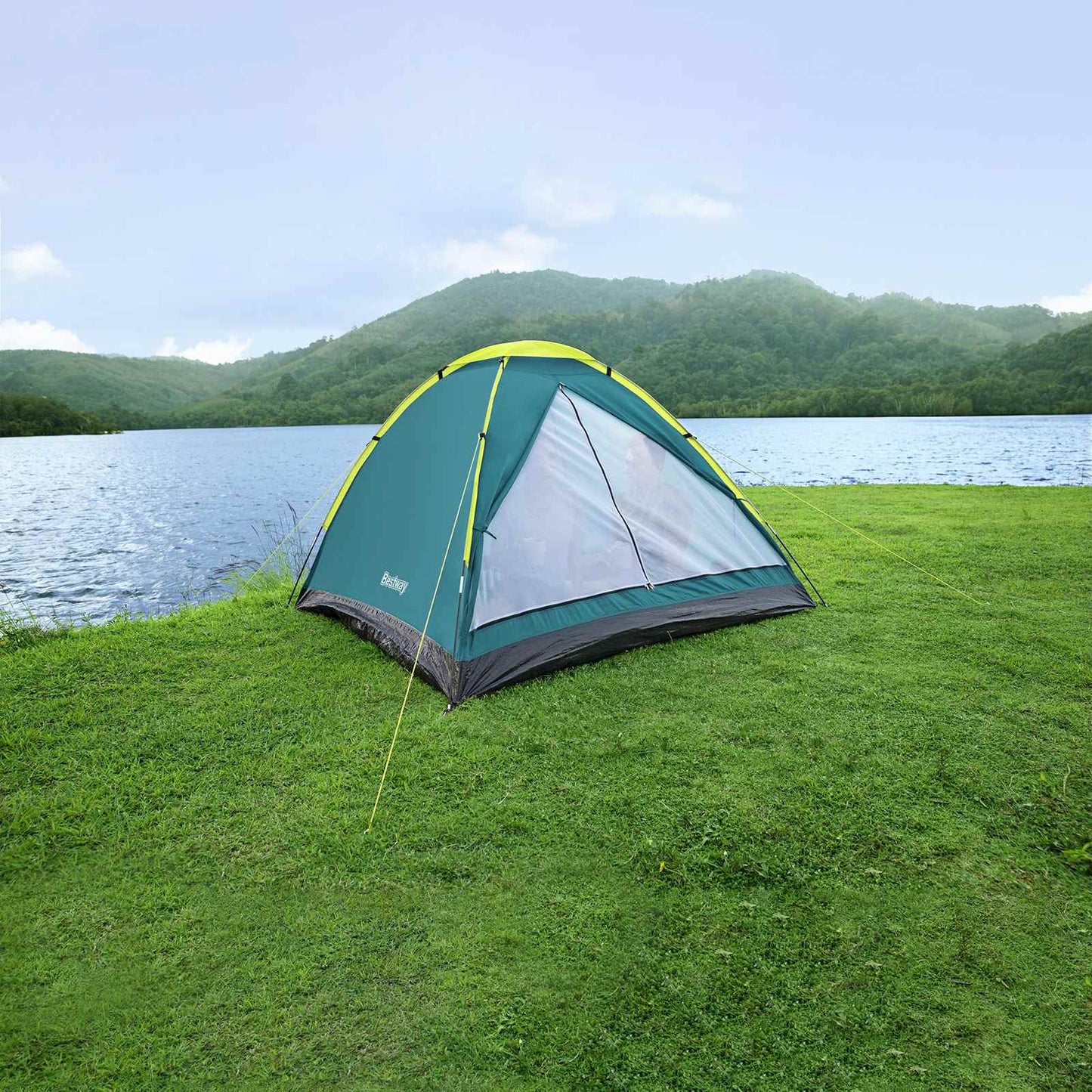 Smart Mount telt Grøn 1,45 x 2,05 x 1 m 190 T polyester stof