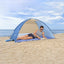 Strandbundstelt Lilla 2 x 1,2 x 0,95 m 190 T polyester stof