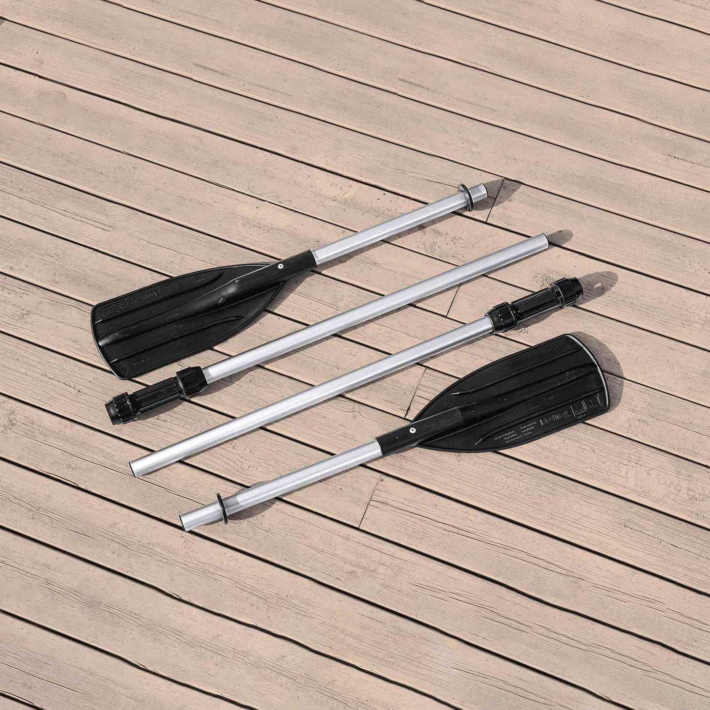 Oppustelig båd Grå og Hvid 3,64 x 1,66 m PVC