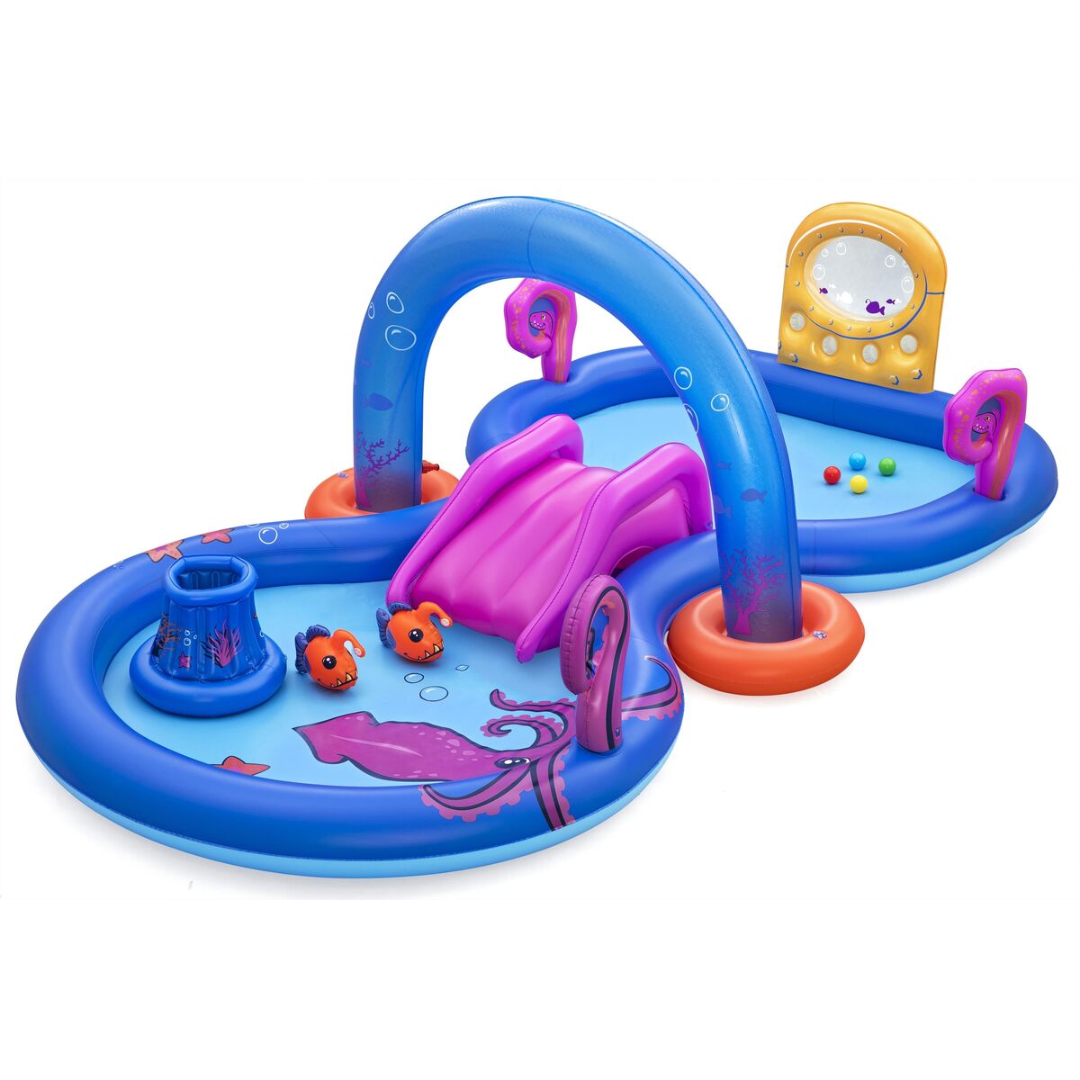 Bestway Oppustelig Pool Legeland Eventyr Hav 330x188x117 cm +2 År Have 53167 billede