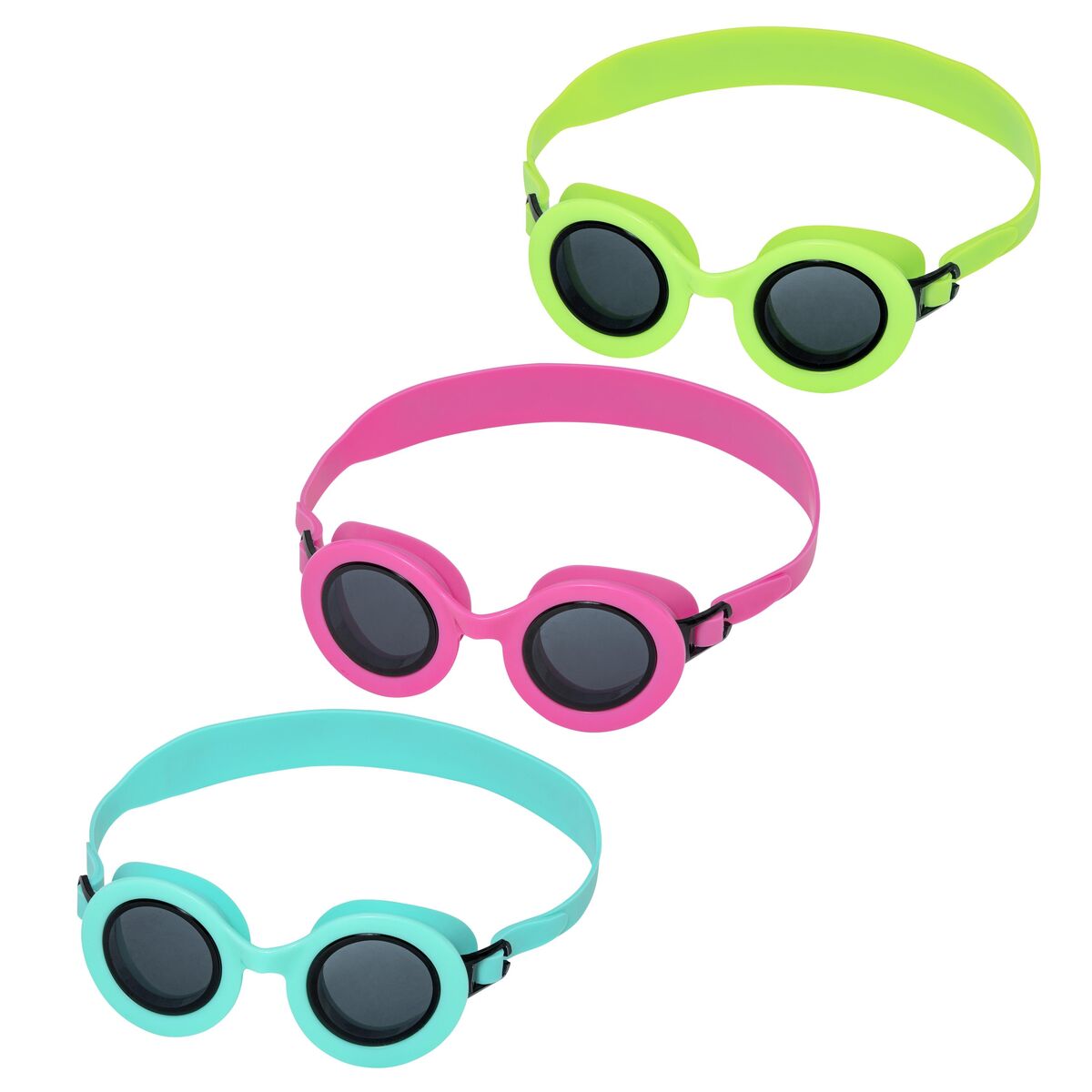 Bestway Svømmebrille Silikone Junior Antidug Farve Mix +3 År Strand og Pool 21178 billede