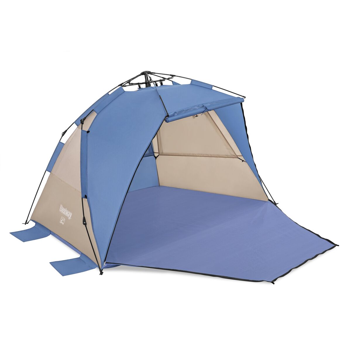 Bestway Telt Polyester med Ventilation 107/127x240x125 cm Camping og Strand 68144 billede