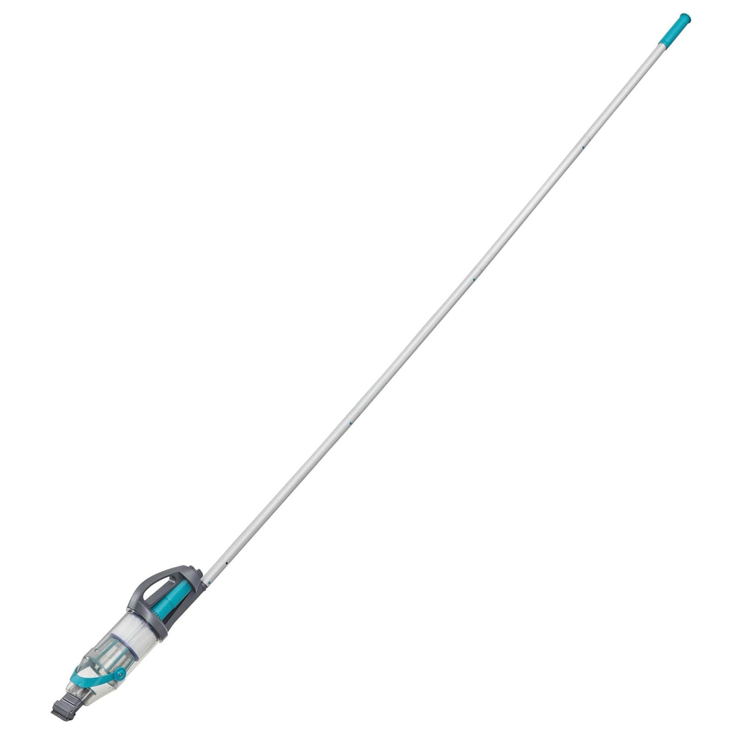 Poolstøvsuger med LED-lysstrimler Grå 610 cm ABS og Stål