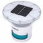 Flydende Sollys med LED-lysstrimler Hvid Ø 7,6 cm PC og ABS