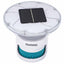 Flydende Sollys med LED-lysstrimler Hvid Ø 7,6 cm PC og ABS