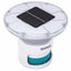 Flydende Sollys med LED-lysstrimler Hvid Ø 7,6 cm PC og ABS